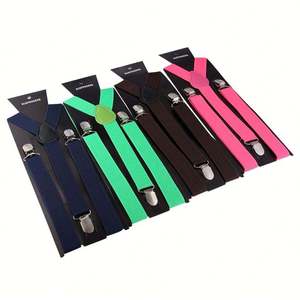 Tirantes Elásticos Unisex de 2.5cm con Clip, Coloridos y Encantadores, en Forma de Y, Ajustables, con Hebilla de Hierro y Transferencia Térmica - Product Image 3
