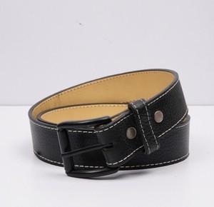 Cinturones de Cuero Genuino Premium al por Mayor para Hombre, Hebilla con Logotipo Personalizado de Alta Calidad, Servicio OEM, Color y Talla Personalizados, Exportación - Product Image 1