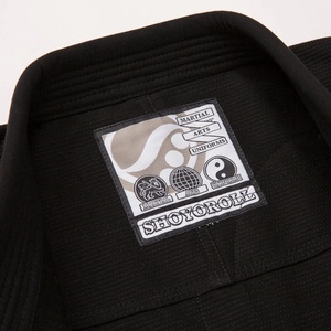 Kimono de Jiu-Jitsu BJJ Malibu para la Talla 143, Color Negro, 450 GSM, Tejido de Algodón Perlado, Duradero, Ligero, de Secado Rápido y Transpirable, Unisex - Product Image 6