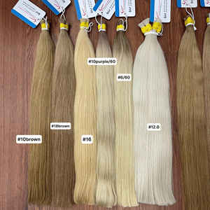 Producto Popular: Extensiones de Cabello Remy de Color Eslavo, Oferta Especial, Cabello Virgen Natural de Vietnam, Cabello Humano Vietnamita 100% - Product Image 6