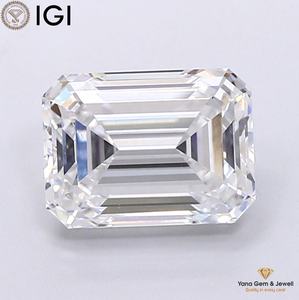 Diamante CVD Cultivado en Laboratorio con Corte Esmeralda de 3.00 Quilates con Certificado IGI Claridad VVS1 Color D para Colección de Joyería Fina - Product Image 1