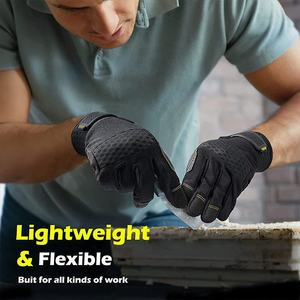 ถุงมือหนังป้องกันการบาดทำงานกลางแจ้งปรับแต่งได้ใช้ได้กับหน้าจอสัมผัส - Product Image 4