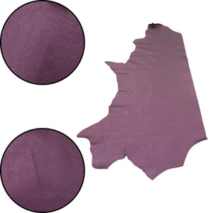 Purple Pebble Grain Cowhide Chrome Tanned <b>Leather</b> Hide For Furniture Design Purses Wallets And Watchbands - Product Image 5