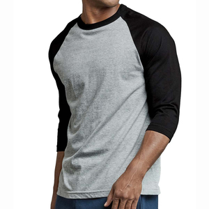 Nouveau T-shirt Américain à Manches Longues Col Rond Coupe Ample en Coton et Fibre de Bambou de Haute Qualité, Séchage Rapide, Grande Taille, Anti-rétrécissement, Couleur Unie - Product Image 3