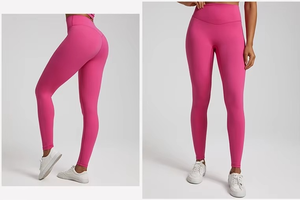 Pantalones Deportivos de Cintura Alta para Mujer, Pantalones de Yoga Populares, Elásticos, Ajustados, de Colores Sólidos, Ideales para Correr - Product Image 3