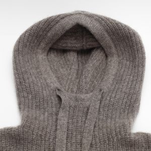 Calentador de pecho de cuello de lana de yak mongol con capucha Moda para niños y jóvenes Moda de moda - Product Image 3