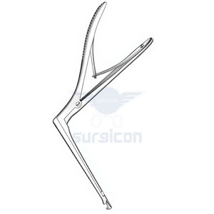 Pinzas Hajek y Rongeur con longitud de eje de 14 cm / 5-1/2 pulgadas y diseño de corte descendente de 4 x 4 mm de diámetro x ancho - Product Image 4