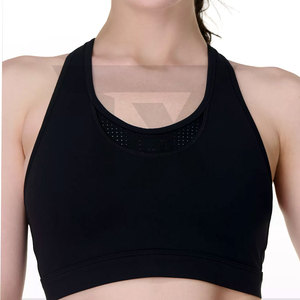 Soutien-gorge de sport grande taille pour filles, vente en gros, conception personnalisée, logo frontal, maintien élevé, yoga, service OEM, sur mesure - Product Image 3