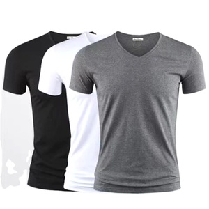 Venta al por mayor en blanco liso camiseta personalizada su logotipo de impresión de poliéster de algodón camiseta impresa de talla grande de los hombres Camiseta para los hombres - Product Image 2