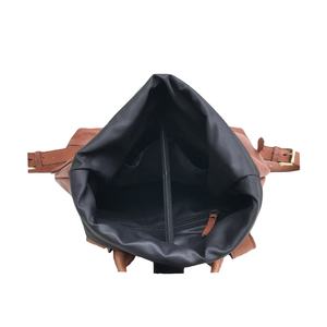 กระเป๋าเป้หนังแท้มาใหม่มีซิปหลายช่องทนทานดีไซน์สำหรับทุกเพศสำหรับฤดูใบไม้ผลิ/ฤดูใบไม้ร่วง/ฤดูหนาวลายสัตว์โบฮีเมียน - Product Image 4