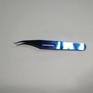 Pinces à corne de Colibri en titane coloré, 0,12 mm, 1x2 dents, plateforme de ligature 85 mm - Product Image 1