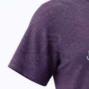 Camiseta Bordada para Hombre, Material Duradero y Cómodo, 100% Algodón, Cuello Redondo, Manga Corta, Transpirable, Secado Rápido, Corte Regular - Product Image 4