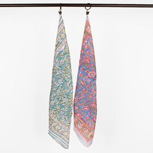 Eco-Friendly Soft Cotton Paisley Bandana Unique Printed Scarf 100% Organic Cambric <b>Face</b> Neck Cover Multi-functional Headgear - Product Image 5