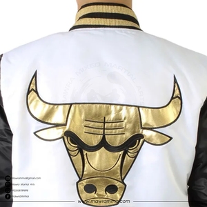 OEM Custom Satin Bomber <b>Jacket</b> Embroidered Patchwork <b>Camo</b> Team <b>Jackets</b> Loose Fit High Quality Winter Streetwear <b>Jacket</b> - Product Image 6