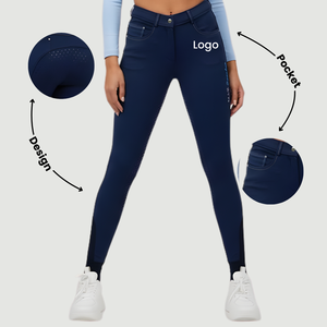 Pantalon d'équitation technique Azure Core Full-Seat - Product Image 2