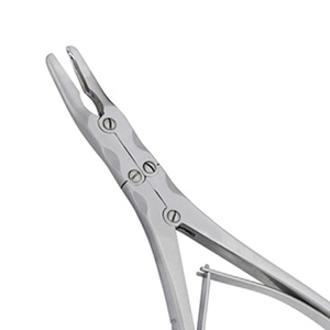 Pinza de corte ortopédica manual de doble acción Beyer Bone Rongeur, de acero inoxidable alemán, acabado Dall, instrumentos quirúrgicos - Product Image 2