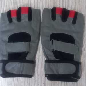 Guantes de Gimnasio para Fitness, Medios Dedos, Ligeros, Transpirables, Cierre de Hebilla de PU, para Levantamiento de Pesas, Ejercicios Pliométricos, 0.5 kg, para Hombre, Geo - Product Image 5