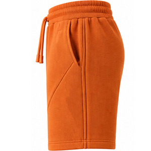 <b>Mens</b> Premium Waffle Knit <b>Shorts</b> Casual <b>Lounge</b> Wear Drawstring Elastic Waist Custom Logo Wholesale Private Label Supplier <b>Mens</b> - Product Image 3