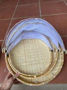 Vietnam Bamboo Winnowing Basket Handmade Woven Bamboo Tray For Decoration Storage Wholesale Export - Product Image 6