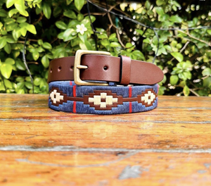 Cinturones de Cuero Genuino de Vaca Hechos a Mano, Duraderos, con Diseño Bordado, Cinturón Polo Personalizado y Colorido, Estilo Único para Hombre, Oferta Especial - Product Image 5
