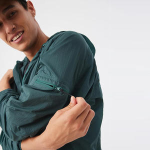 Conjunto de 2 Piezas de Chándal con Cremallera para Mujer, Ligero, Oversize, Liso, de Nailon, Chándal Personalizado, Cortavientos Holgado, OEM - Product Image 2