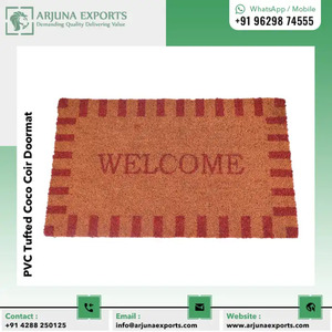 Paillasson moderne en fibre de coco tufté en PVC 2024 Collection tendance pour les magasins de détail et les salles d'exposition Prix du marché fiable - Product Image 2