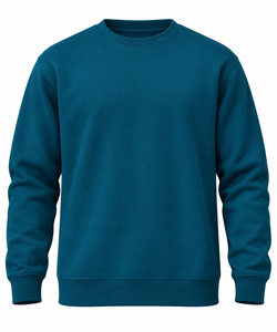 เสื้อสเวตเชิ้ตคอกลมสีเขียวน้ำทะเล แขนยาว ผ้าฟลีซ สวมใส่สบายๆ แบบยูนิเซ็กส์ - Product Image 1