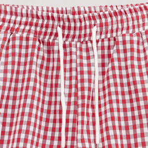 กางเกงขาสั้นลำลองเอวสูงทรงหลวมสำหรับผู้หญิง ปี 2026 ขายดีที่สุด พร้อมโลโก้สั่งทำพิเศษ เนื้อผ้าระบายอากาศได้ดี มีเชือกผูกเอวยางยืด - Product Image 3