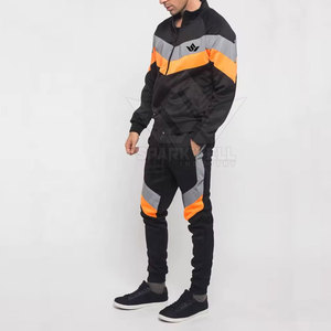 Ensemble de jogging sportif décontracté pour homme, brodé, tricoté, sur mesure, 100 % coton molletonné respirant - Product Image 4
