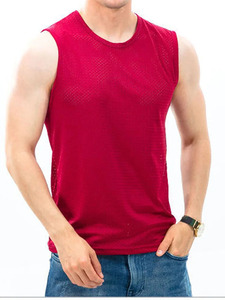Débardeur Homme Style Urbain Sans Manches Décontracté Sportif Respirant Léger pour l'Été et les Activités Physiques à Prix Abordables - Product Image 4