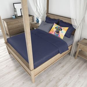 Carlin Hippie Dawg Taie d'oreiller décorative légère et Super douce facile d'entretien Taille standard - Product Image 4