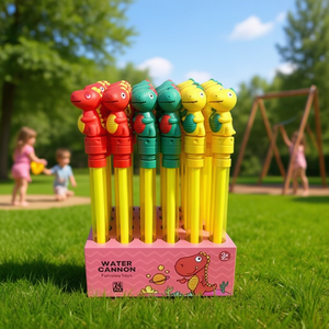 Pistolet à eau tête de dinosaure 37CM LANZADERA DINOS Produit de plein air amusant - Product Image 2