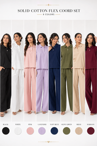 Elegante Conjunto Coordinado Rosa Pastel, Ropa de Salón de Algodón de Corte Cómodo, Top y Pantalones Paralelos a Juego para Uso Diario - Product Image 4