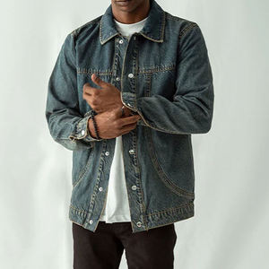 Chaquetas Vaqueras para Hombre, Nueva Colección, Estilo Urbano, Cómodas, Ecológicas, Cuello Alto, Bolsillos Delanteros, Invierno - Product Image 6