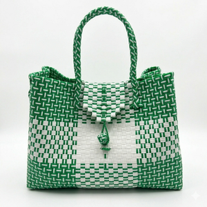 Sac à main bohème tendance été pour femme, grand sac fourre-tout avec deux poignées tressées, logo personnalisé - Product Image 1