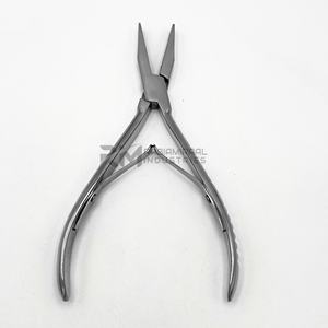 RMI Best Quality Product Customized Plier Stainless Steel Silver Shin Plier For Hair Extension Tool - Product Image 1