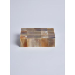 Caja Organizadora de Joyas de Cuerno de Búfalo Natural al por Mayor, Material Natural Premium para Exhibir y Guardar sus Piezas Preciadas - Product Image 1