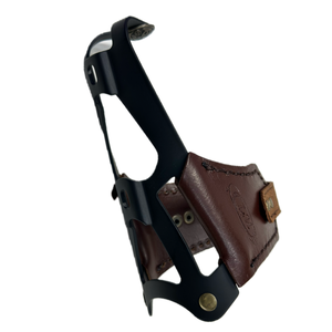 Retro Bicycle Accessory Leather Design <b>Foldable</b> <b>Water</b> <b>Bottle</b> Holder - Product Image 5