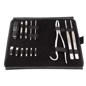 Extractor de Dientes de Lobo Equino Burgess, Juego Grande de Acero Inoxidable, Todas las Herramientas de Odontología Veterinaria Disponibles - Product Image 1