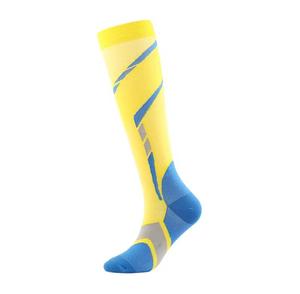 Chaussettes de sport pour hommes, en coton, élasthanne et polyester, tricotées jacquard, respirantes, couleur unie, épaisseur standard, été - Product Image 5
