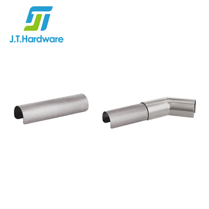 Cap <strong>Rail</strong> Corner 135 Degree Roll Formed Hand Railings Stainless <strong>Steel</strong> Durable Horizontal Corner Glass Cap <strong>Rail</strong> for 12mm &amp; 16mm - Product Image 1