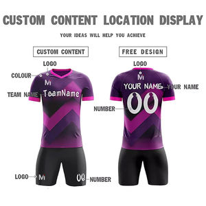 Ensemble Maillot et Short de Football Personnalisé Grande Taille pour Club – Tenue de Sport Respirante et Séchage Rapide – Vente en Gros - Product Image 3