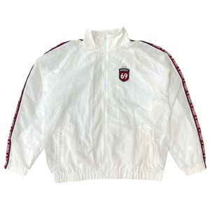 Chaqueta deportiva cortavientos personalizada para hombre, de poliéster, con cremallera, informal, para correr, entrenar y hacer deporte. - Product Image 2