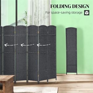 Charcoal Gray 8-Sided Privacy Screen Room Partition Divider - Product Image 4