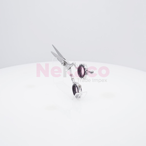 Tijeras Profesionales de Peluquería con Acabado Plateado Pulido, Acero Inoxidable, Línea Pro, Tijeras de Barbería y Salón, Diseño Ergonómico para los Dedos - Product Image 3