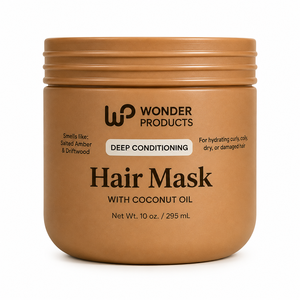 Mascarilla Capilar Reparadora e Hidratante con Aceite de Coco de Marca Privada OEM/ODM para Cabello Dañado/Seco/Encrespado - Tratamiento Sin Enjuague Anti-Rotura - Product Image 1