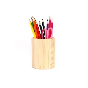 Wooden <b>Desk</b> Organizer Storage Box Rectangle Minimalist Standing Type Office Use Double Tier - Product Image 4