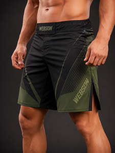 Pantalones Cortos de MMA para Hombre, Personalizados con Logotipo, Impresión Digital Delantera/Trasera, 100% Poliéster, Ligeros, de Secado Rápido, Transpirables, Corte Regular, OEM - Product Image 3