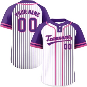 New Arrival Custom Size Short Sleeve Printed Breathable <b>Baseball</b> Jersey 100% Polyester Moisture Wicking Plus Size OEM Service - Product Image 6