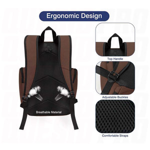 Sac à dos de sport grande capacité personnalisé, antidérapant, pour basketball et football, avec compartiment à ballon, étanche, pour équipe - Product Image 4